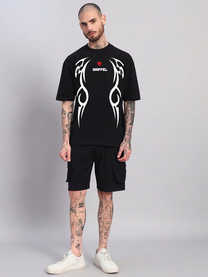 ECHO Oversized Cotton Co-ord ⚫️