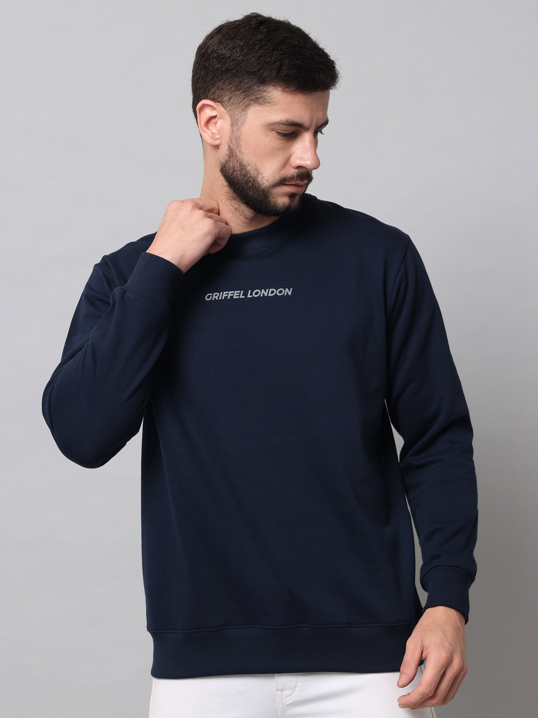 Griffel London Print Regular Fit Sweatshirt