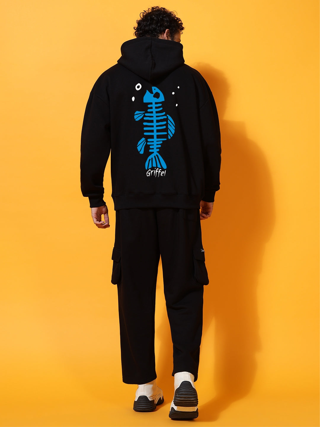 GRIFFEL FISHER GRIFFEL CLUB cotton fleece oversized tracksuit