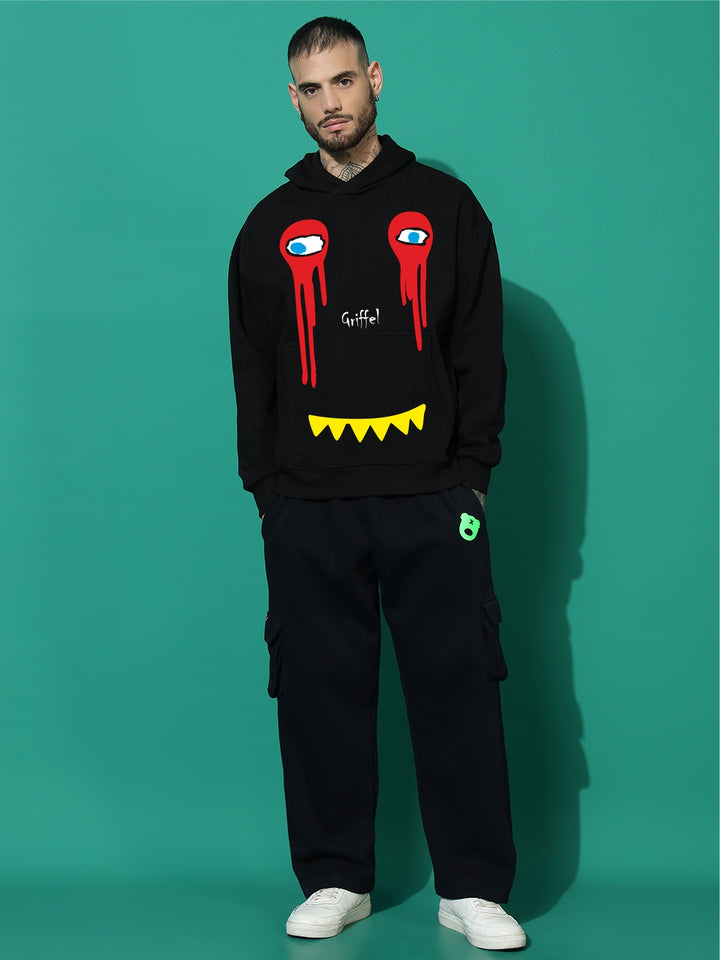 STREET MONSTAR GRIFFEL CLUB cotton fleece oversized tracksuit