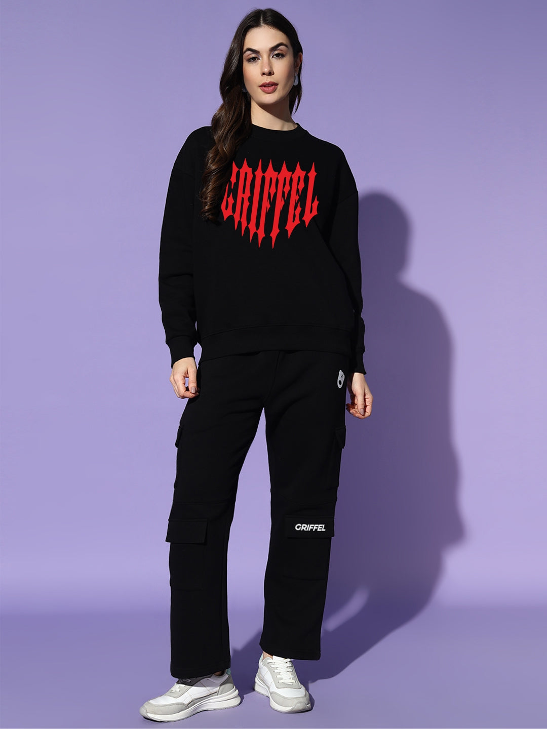 FLAMECORE GRIFFEL CLUB cotton fleece oversized tracksuit