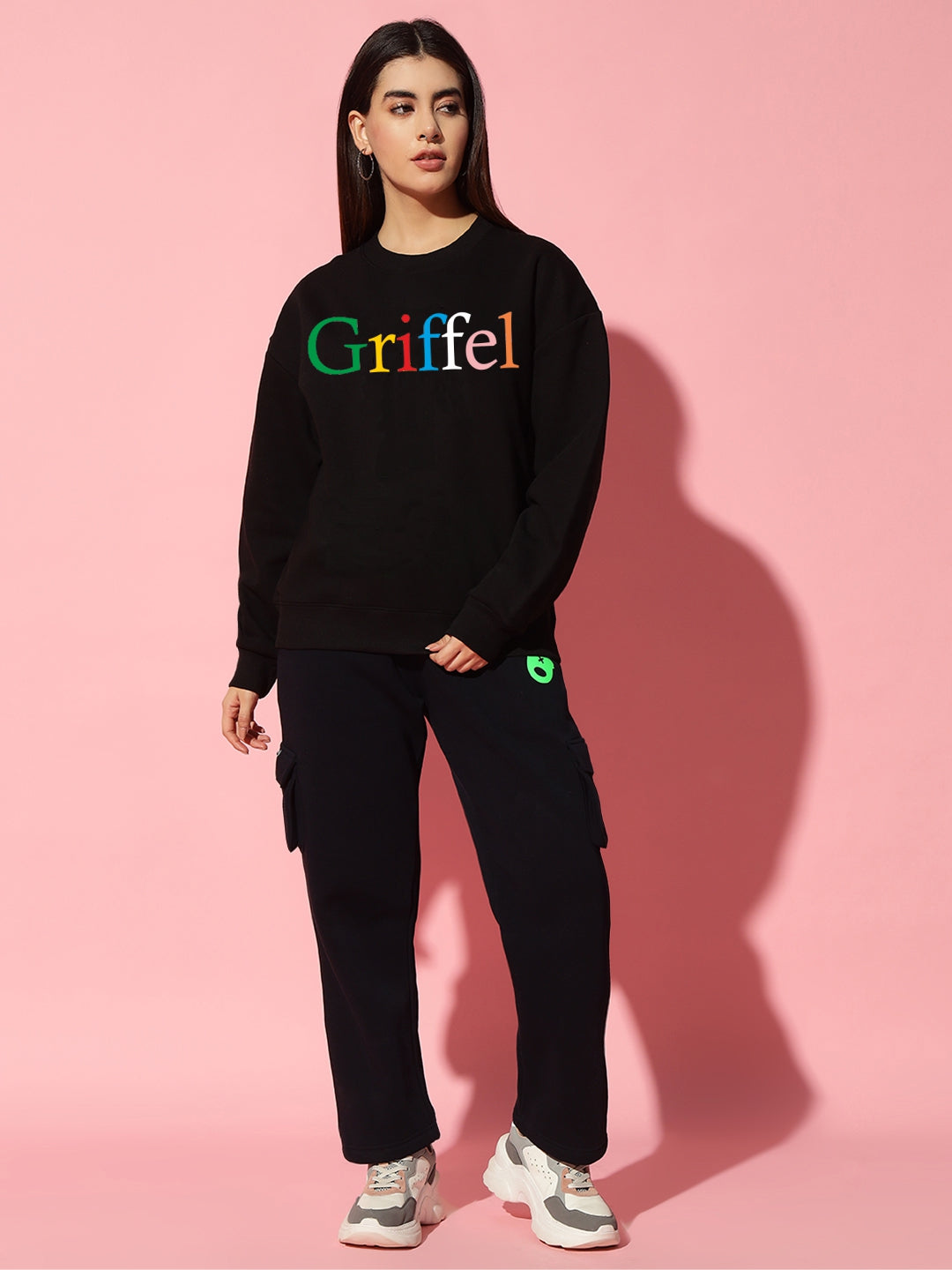 COLOUR CODE GRIFFEL CLUB cotton fleece oversized tracksuit