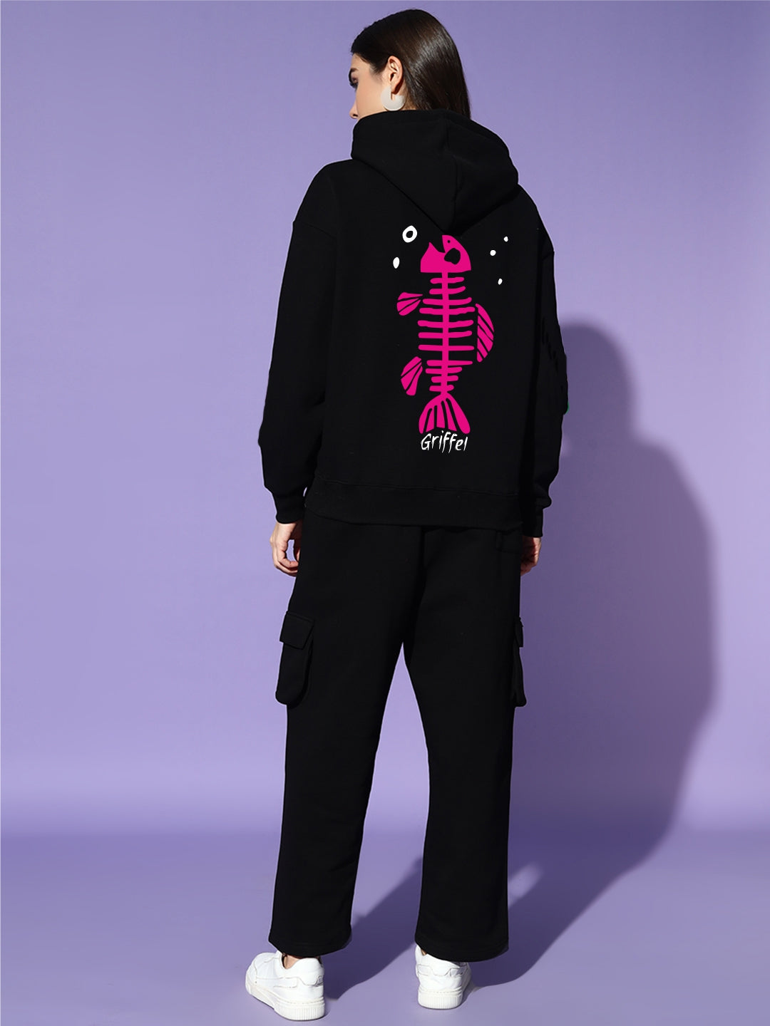 FISHER GRIFFEL CLUB cotton fleece oversized tracksuit