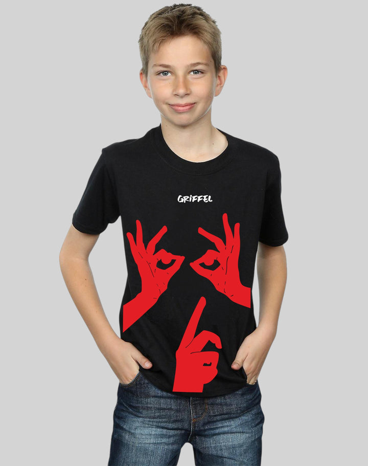 THREE HAND KIDS T-SHIRT