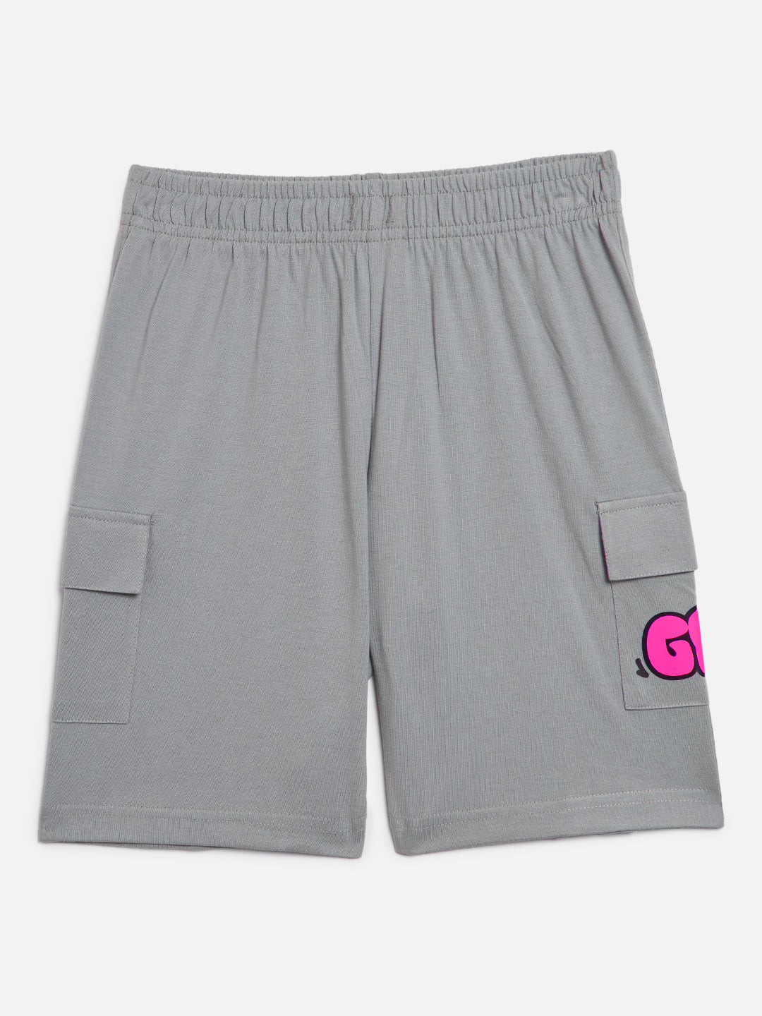 GRIFFEL Boys Kids Steel Grey Co-Ord T-shirt and Short Set