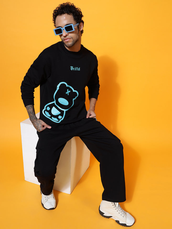 Teddy Printed Regular Fit Tracksuit