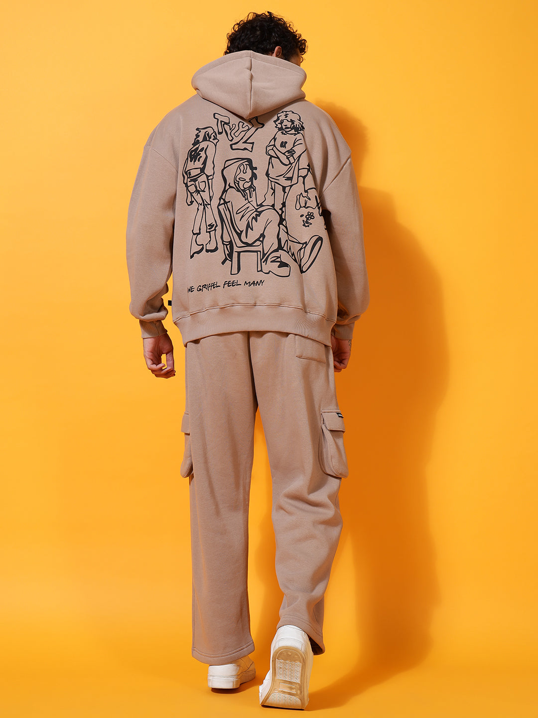 GRIFFEL Printed Oversized Tracksuit