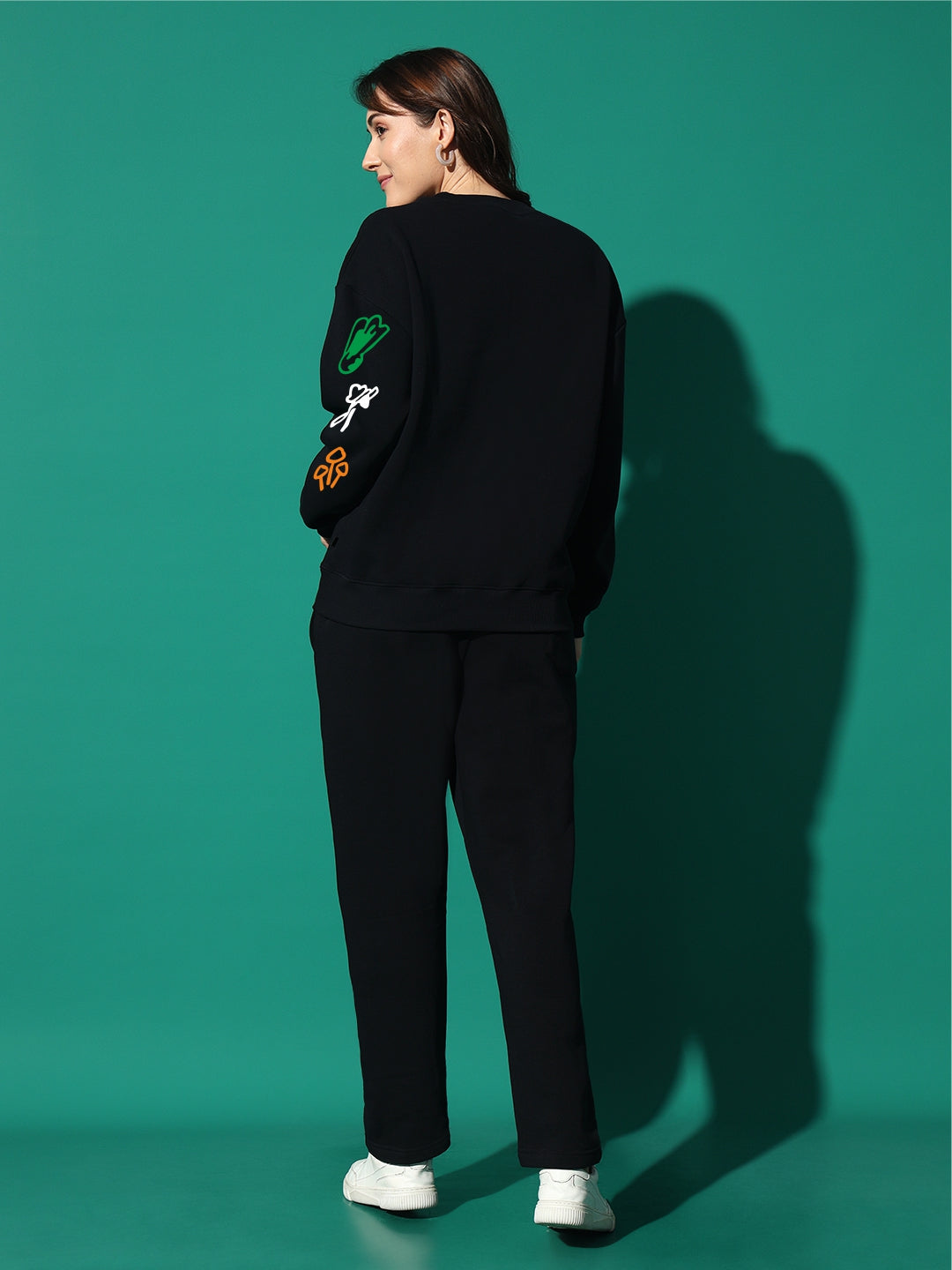 Soul Soup Cotton Fleece Black round neck Sweatshirt 🍜