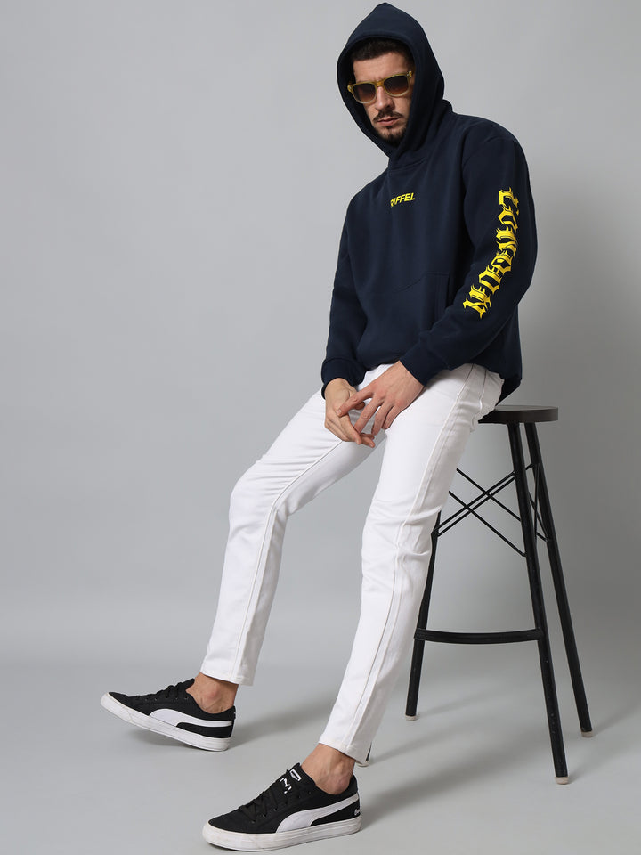 Griffel London Print Regular Fit Hoodie