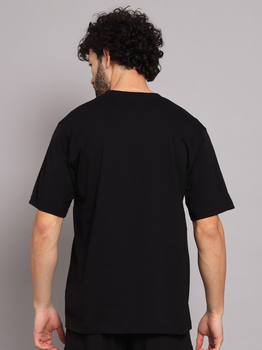 GRIFFEL Men Black BIG GFL Oversized T-shirt - griffel