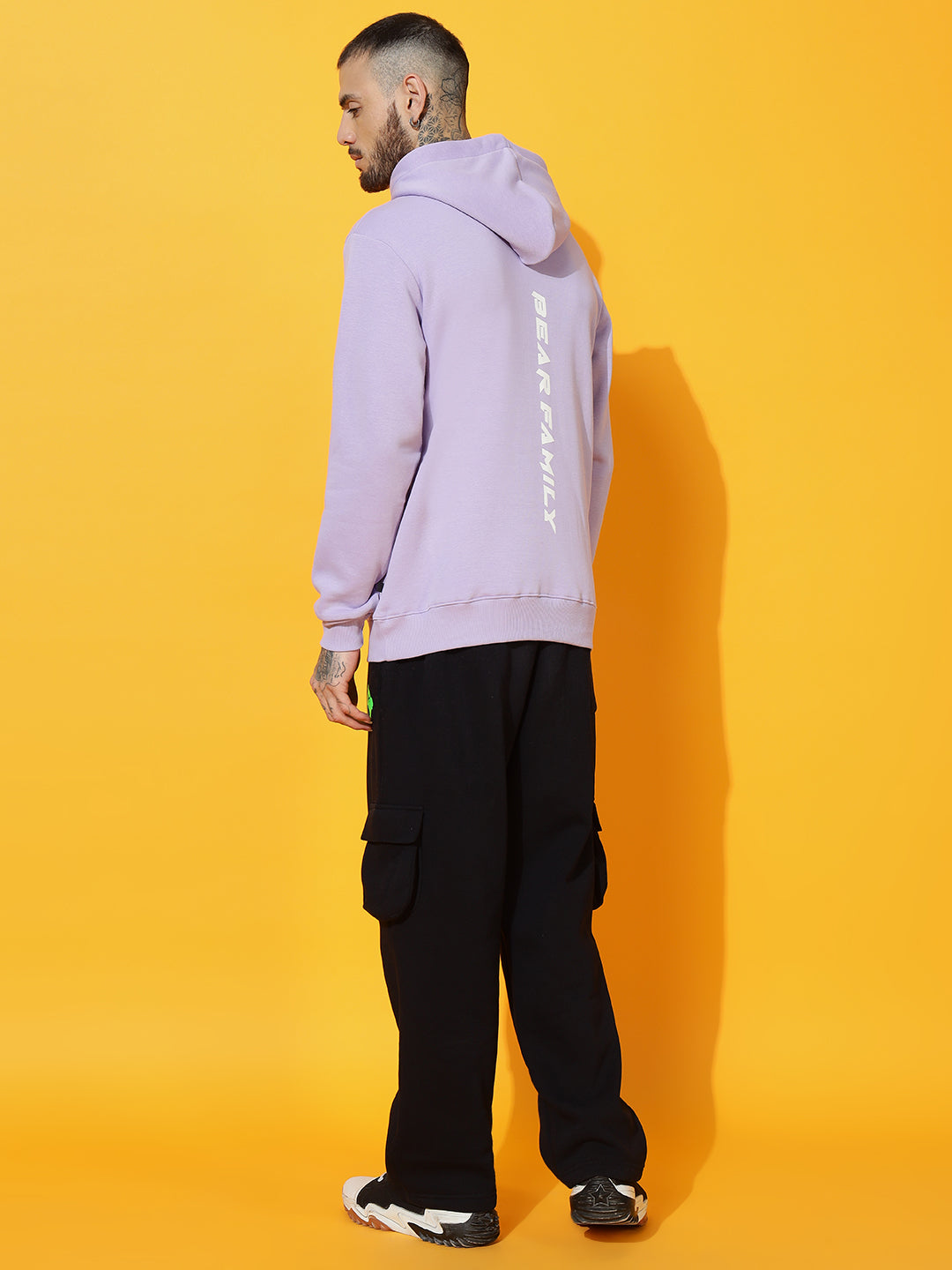 Tech Hoodie lavender Oversized Tracksuit (Copy)