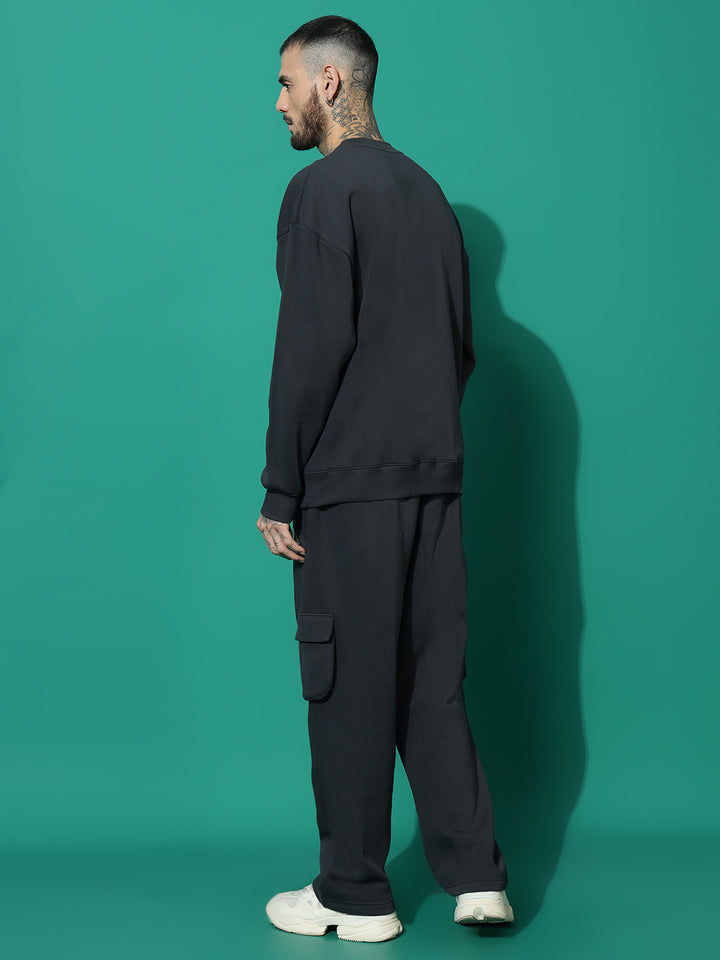 Cool Kid grey Oversized Tracksuit