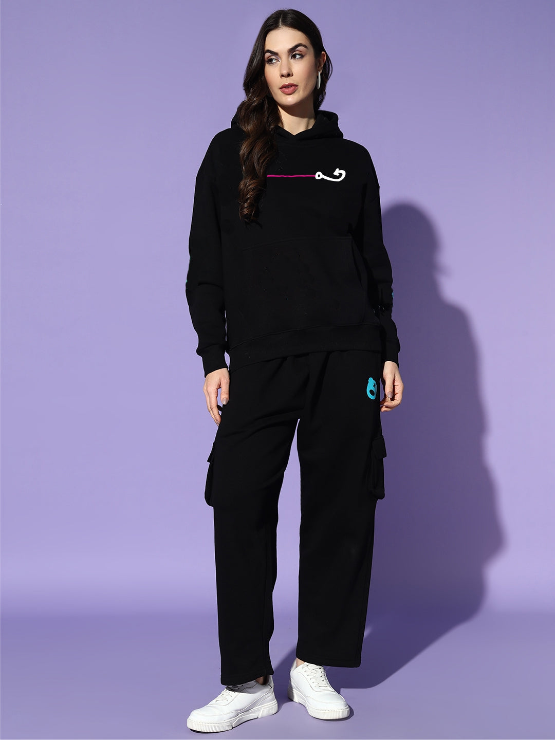 FISHER GRIFFEL CLUB cotton fleece oversized tracksuit