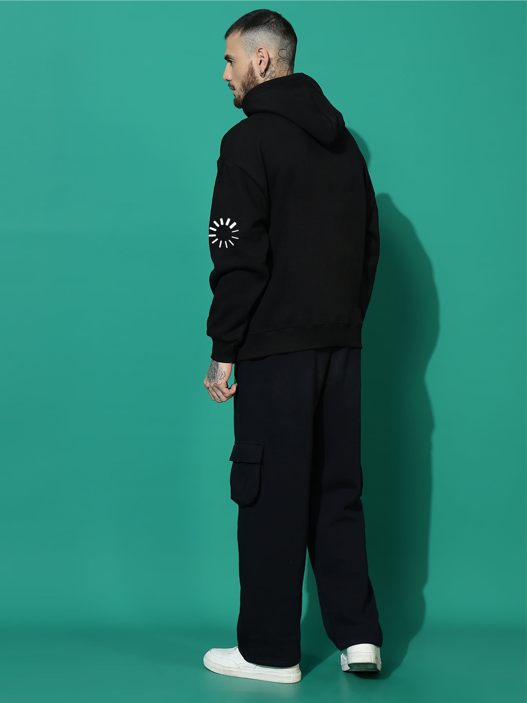BUFFER GRIFFEL CLUB cotton fleece oversized tracksuit
