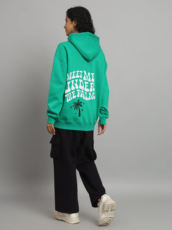 MEET ME UNDER THE PALMS Print Oversized Tracksuit - griffel