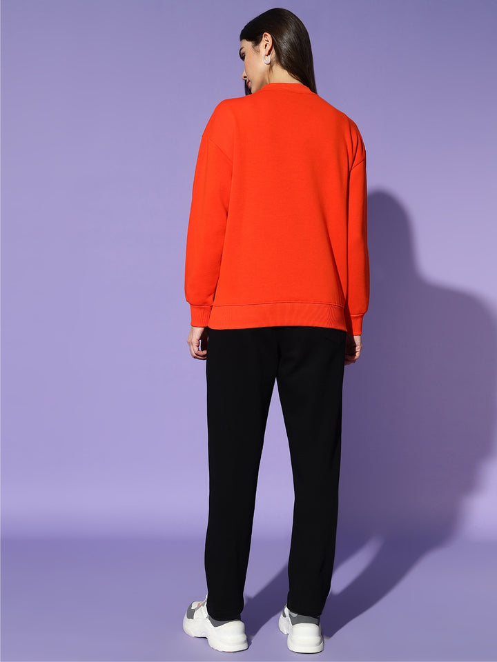 HAPPY TIGER oversized cotton fleece tracksuit