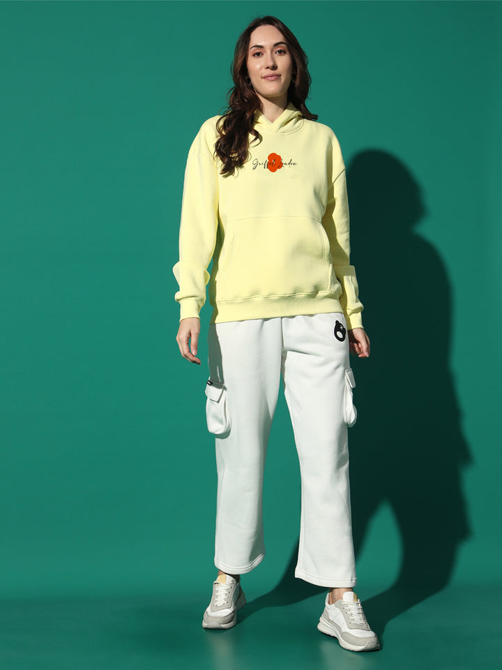 START LIVING Oversized Cotton Fleece Hoodie 🌼