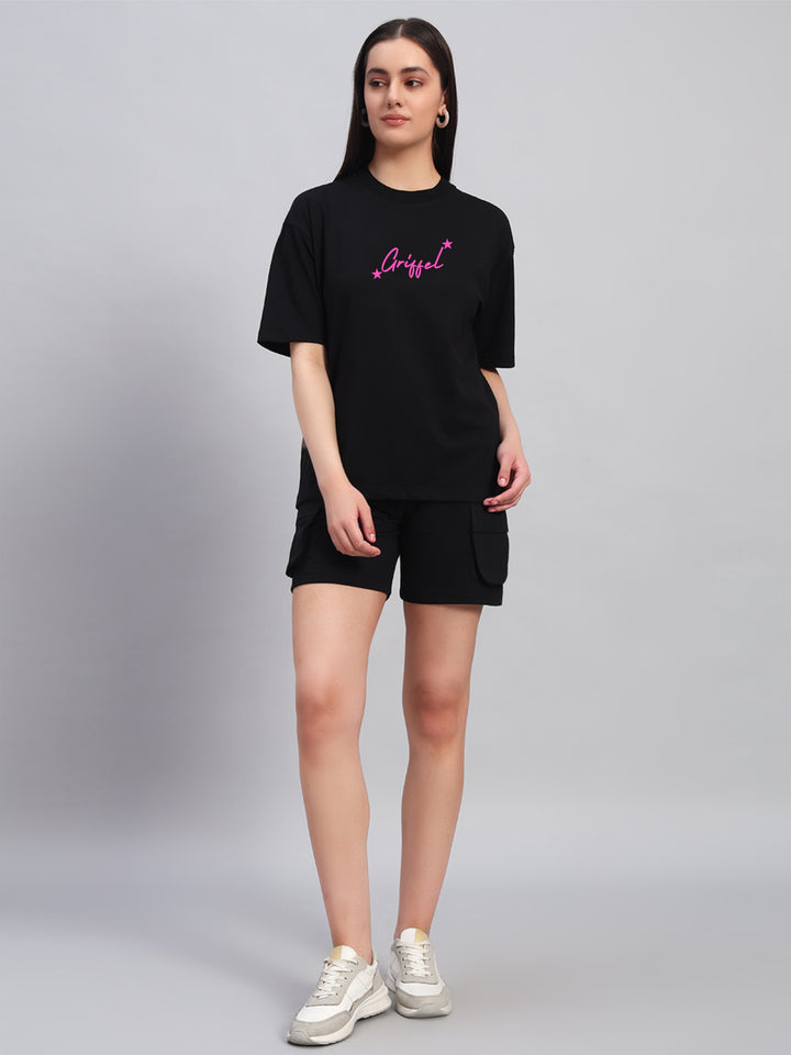 Back Star Oversized Cotton Co-ord ✨