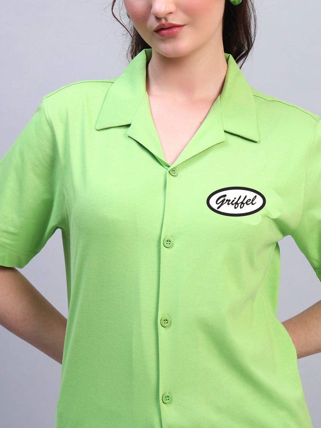 Cafe Cotton Bowling Shirt 🍽️