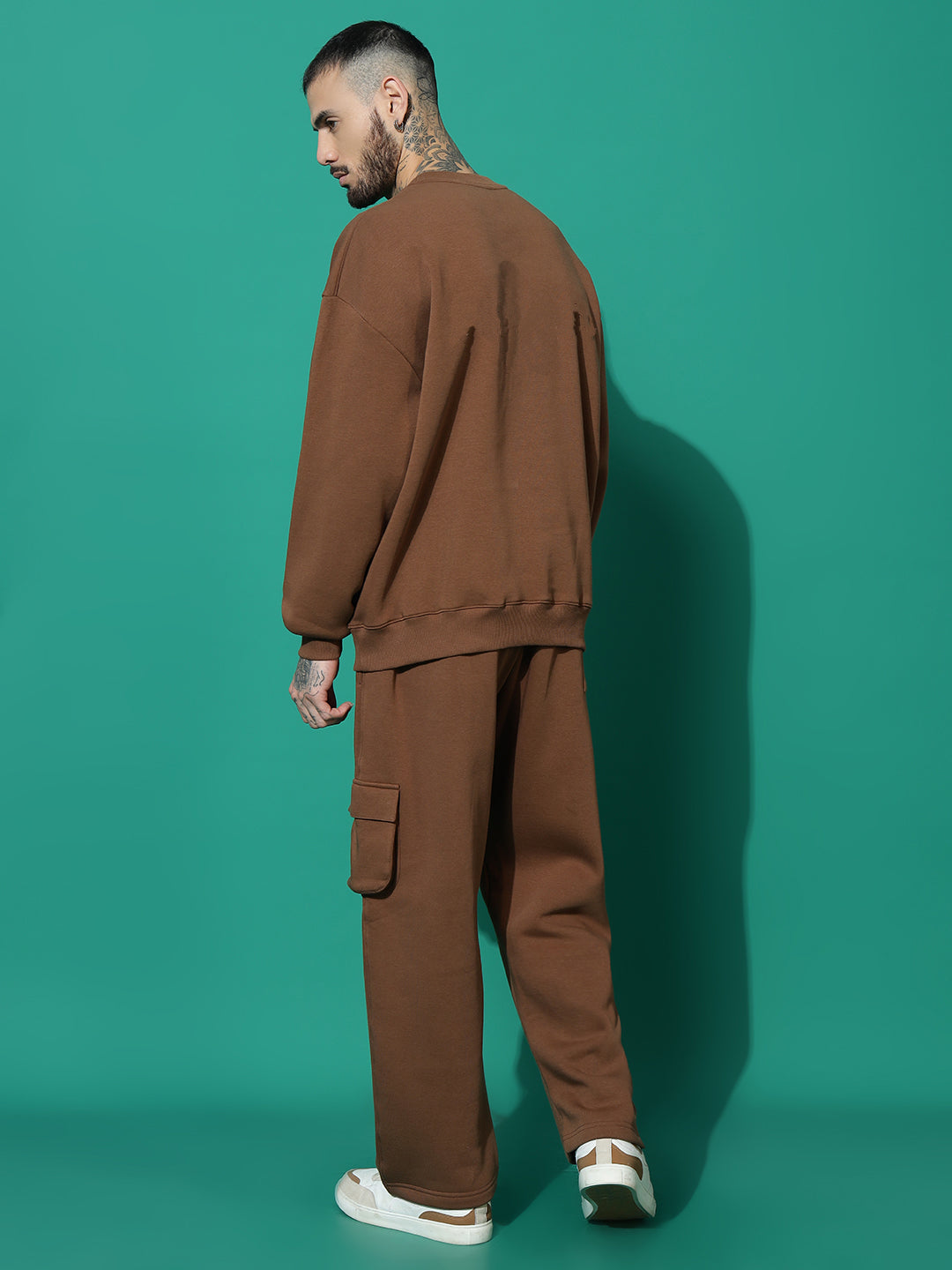 FLAMECORE GRIFFEL CLUB cotton fleece oversized tracksuit