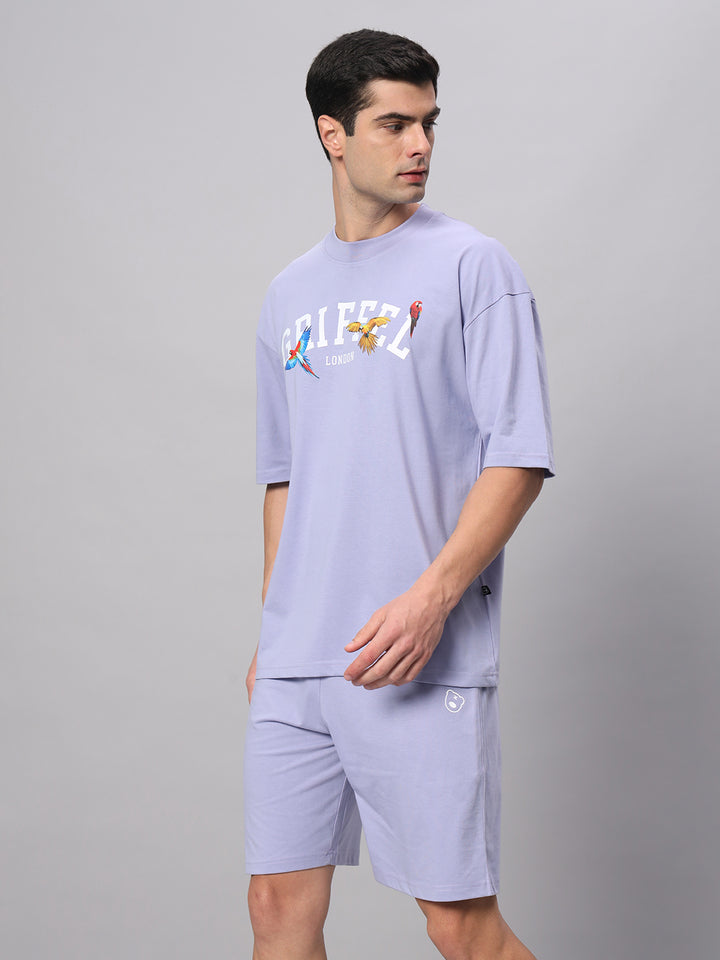 Birds T-shirt and Shorts Set - griffel