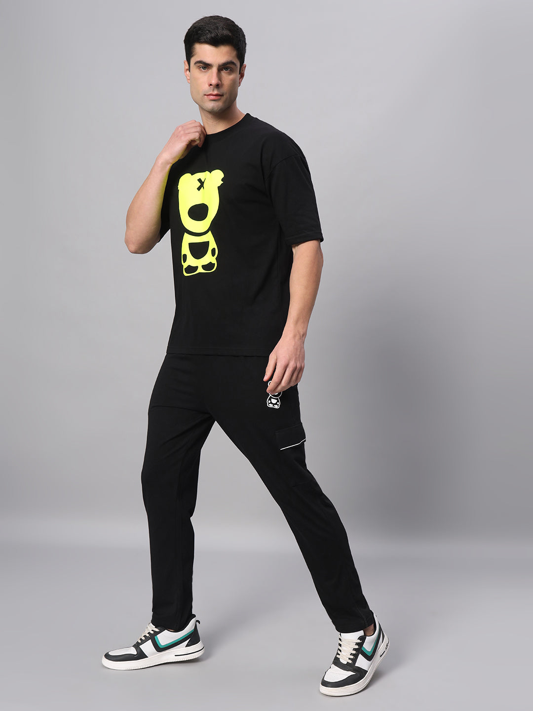 PUFF TEDDY 2.0 T-shirt and Trackpant Set - griffel