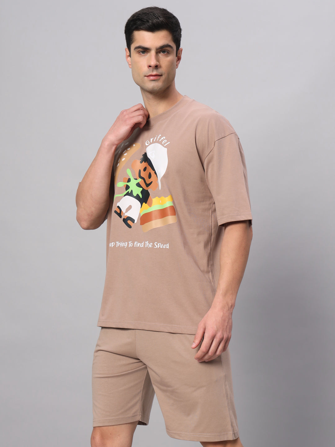 Burger T-shirt and Shorts Set - griffel