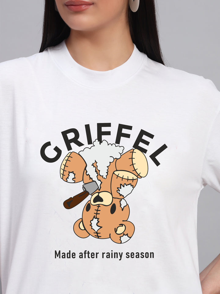 Teddy In Rain Cotton T-Shirt and Shorts