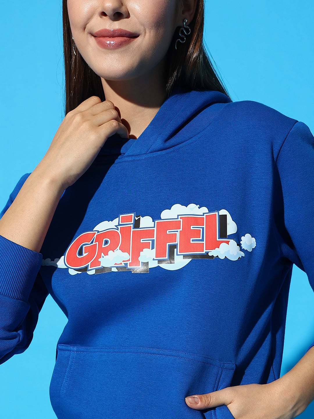 GRIFFEL Oversized Hoodie Neck Tracksuit