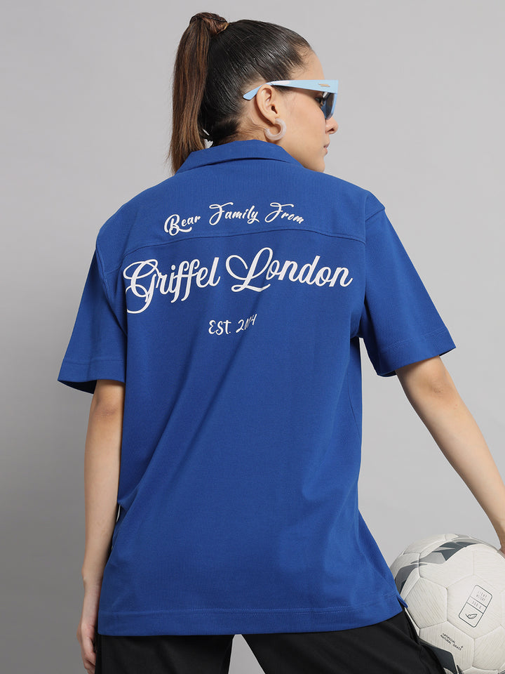 GRIFFEL Printed Bowling Shirt