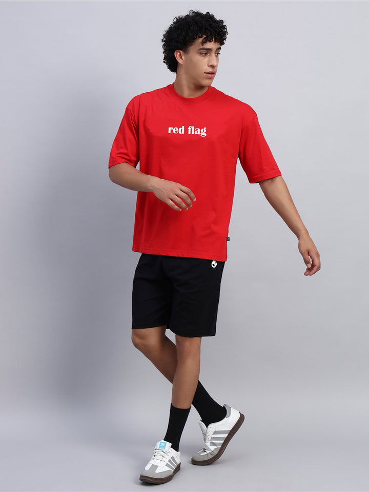 RED FLAG Oversized Cotton T-shirt 🚩