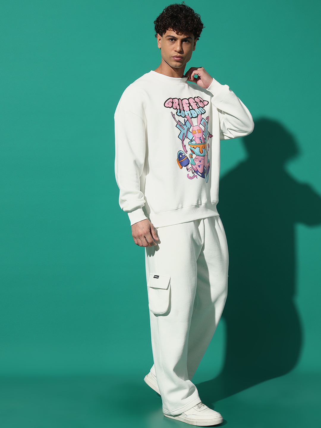 GRIFFEL Men Oversized Tracksuit