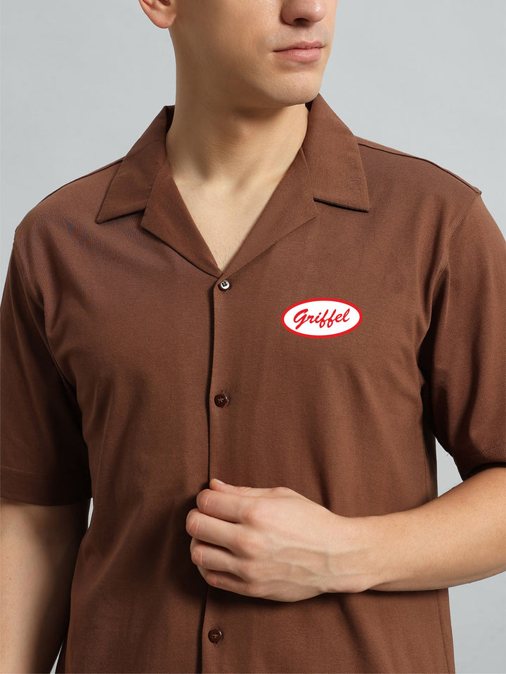 Cafe Cotton Bowling Shirt 🍽️