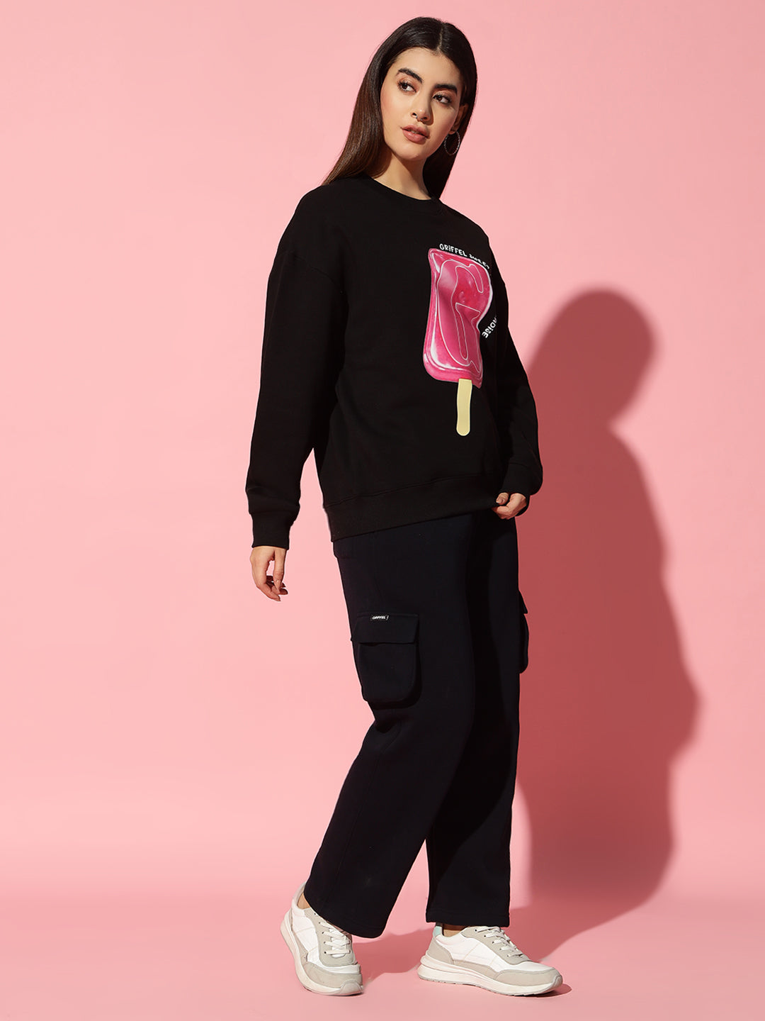 Sweet freeze Royal Oversized Round Neck Tracksuit