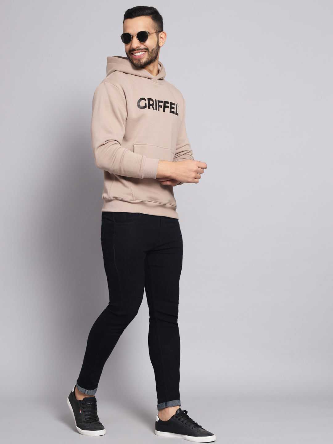 Registered Print Regular Fit Hoodie