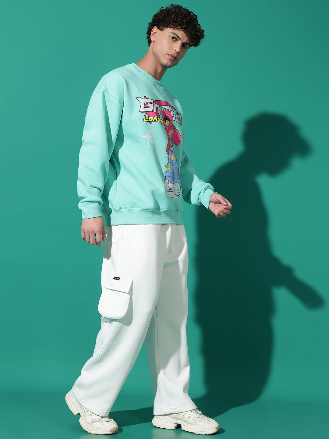 Cool Kid grey Oversized Tracksuit