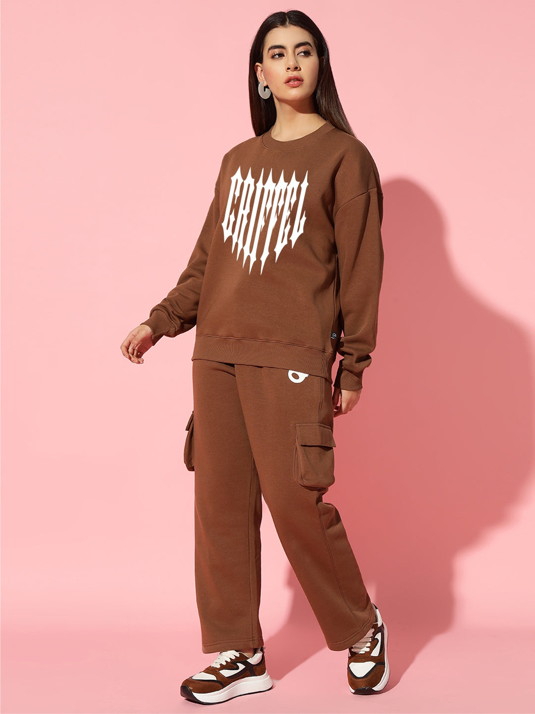 FLAMECORE GRIFFEL CLUB cotton fleece oversized tracksuit