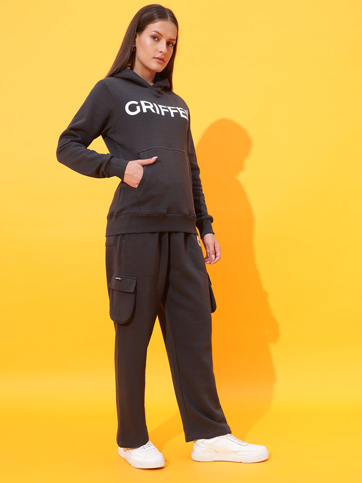 Registered Logo Print Oversized Tracksuit