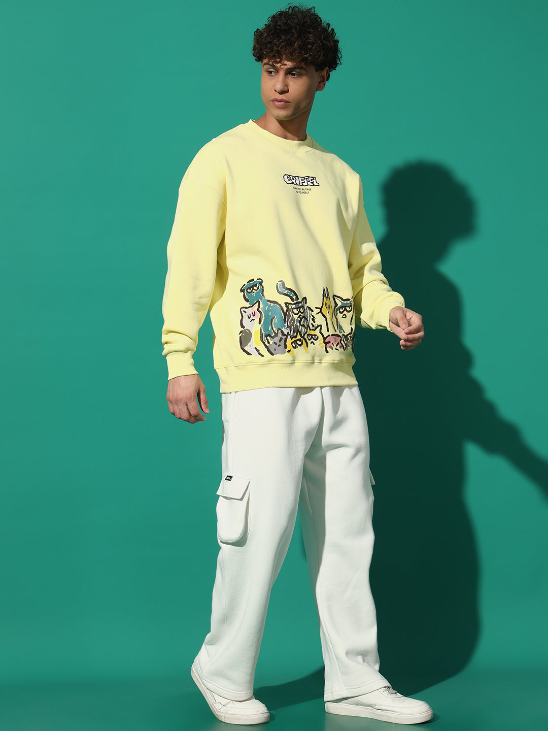 EMOJI CATS Oversized Tracksuit