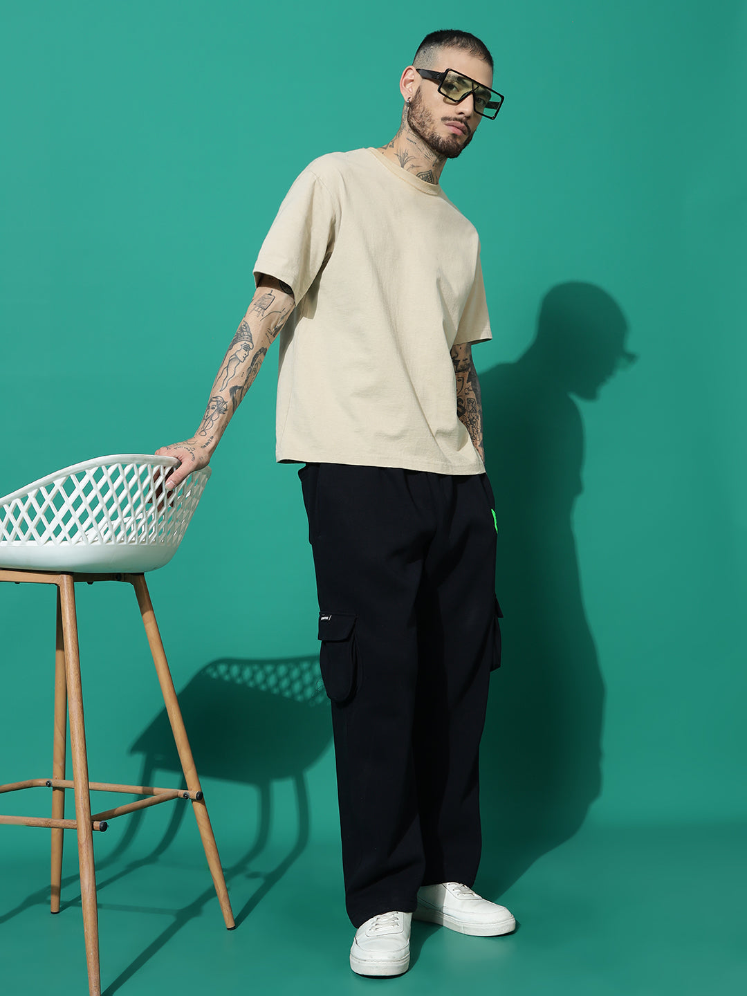 Box Pocket Oversized Trackpants