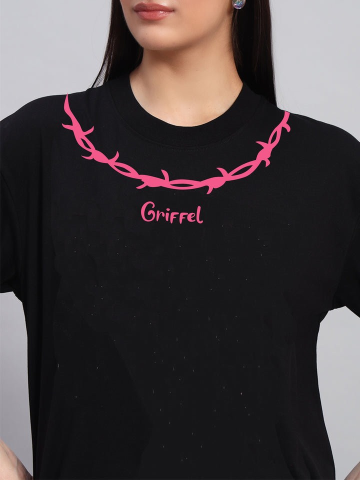 Neon Wire OVERSIZED Cotton T-SHIRT ⛓️