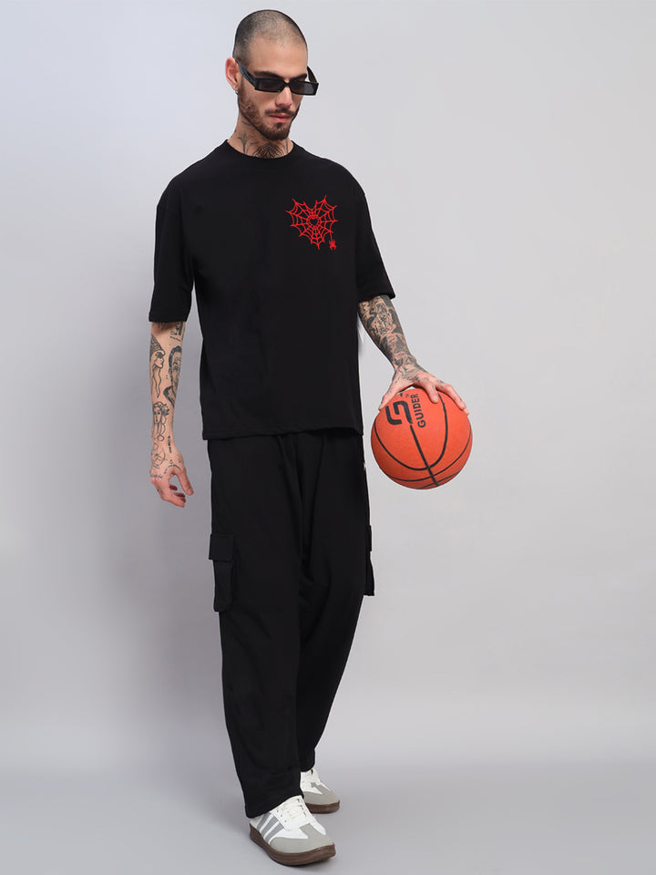 Heart spider OVERSIZED Cotton T-SHIRT