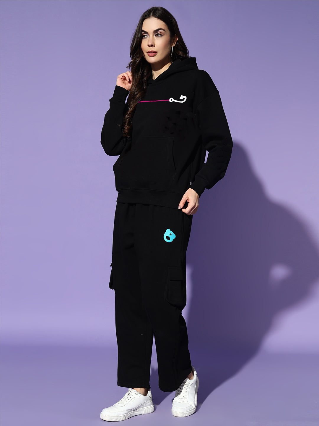 FISHER GRIFFEL CLUB cotton fleece oversized tracksuit