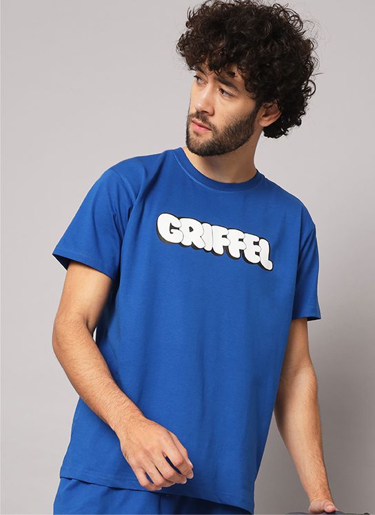 GRIFFEL Men Printed Royal Regular fit T-shirt - griffel