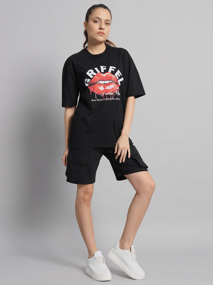 GRIFFEL Women T-shirt and Short Set
