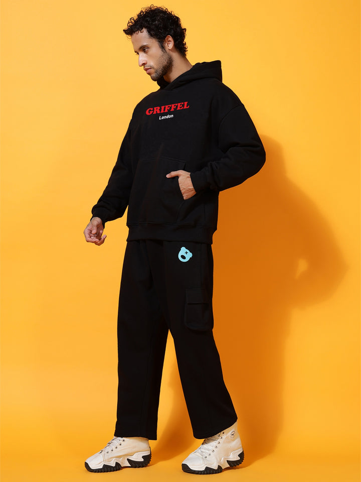 NO HEART NO ART GRIFFEL CLUB cotton fleece oversized tracksuit