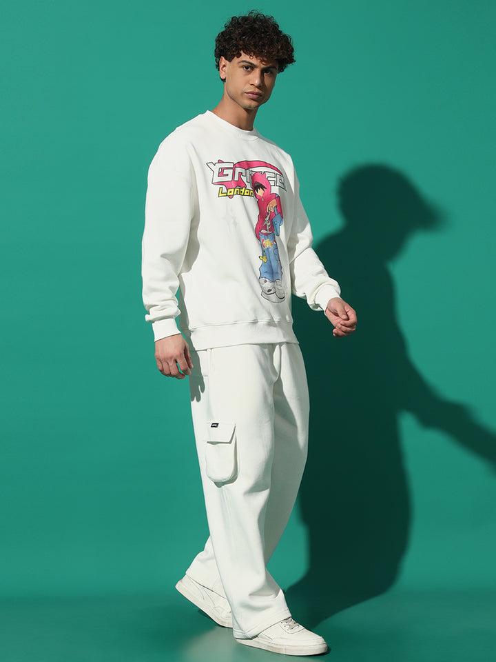 Cool Kid grey Oversized Tracksuit