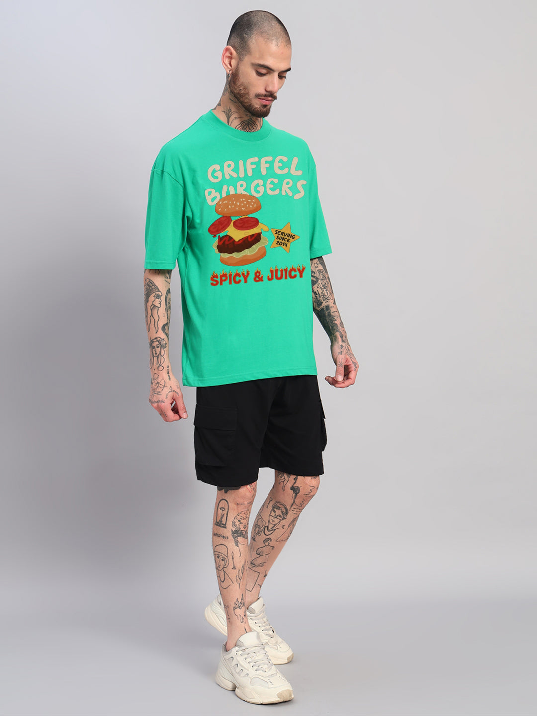 Spicy Burger Oversized Cotton Co-ord set 🍔