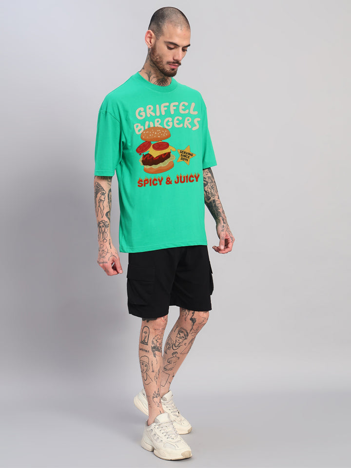 Spicy Burger Oversized Cotton Co-ord set 🍔