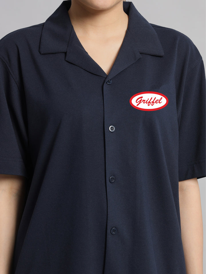 Cafe Cotton Bowling Shirt 🍽️